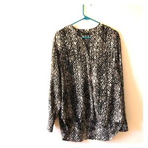Apt 9 long sleeved tunic top
